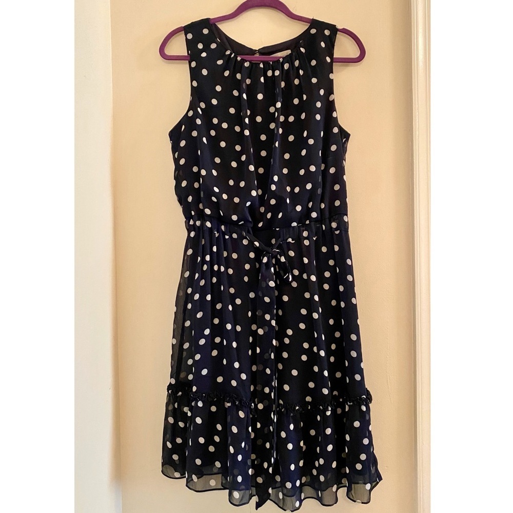 DressBarn Women’s size 14W Navy blue dress